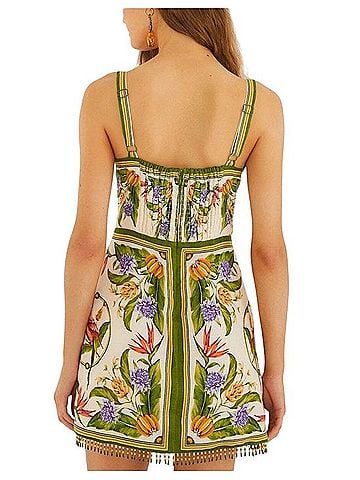 FARM Rio Sand Tropical Scarf Casual Dress (view 2)