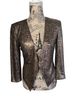 Nasty Gal Inc. Snake Print Brown Gold Blazer Size S - photo 1