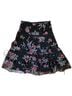 Express 61% Polyester 39% Rayon 100% Polyester Floral Black Multi Color Formal Skirt Size 11 - photo 4