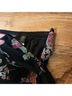 Express 61% Polyester 39% Rayon 100% Polyester Floral Black Multi Color Formal Skirt Size 11 - photo 7