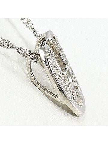 Unbranded PT1000 Platinum / PT850 Necklace with 0.1ct Diamond, Total Weight 1.4g, 40cm Length, Jewelry (view 2)