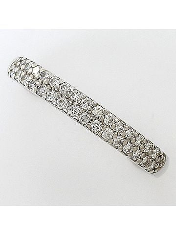 Unbranded PT900 Platinum Ring, 1 Diamond (0.18ct), Total Weight 2.2g, Jewelry (view 1)