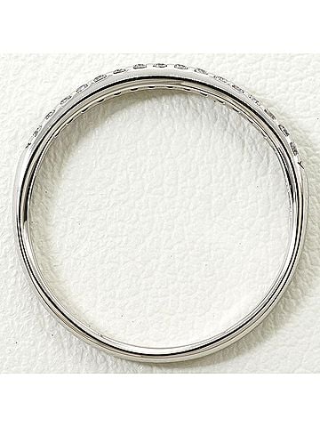 Unbranded PT900 Platinum Ring, 1 Diamond (0.18ct), Total Weight 2.2g, Jewelry (view 2)