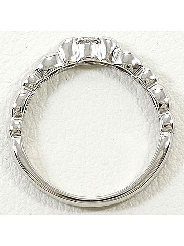 Unbranded PT900 Platinum Ring with 0.09ct Diamond, Total Weight 2.7g, Jewelry (view 2)