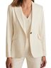 Reiss White Blazer Size 10 - photo 1