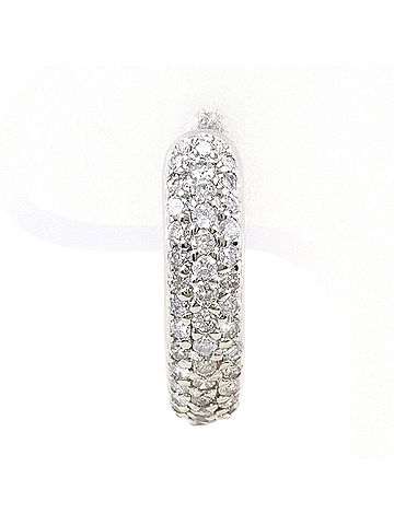 Unbranded PT900 Platinum Earring (Single Earring) with 0.30ct Diamond, Total Weight 3.0g, Jewelry (view 1)