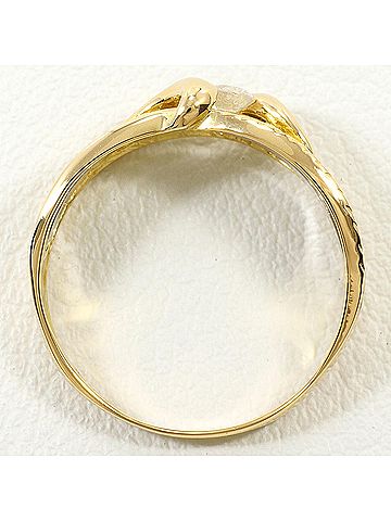 Unbranded PT900 Platinum 18K Yellow Gold Ring with 0.07ct Diamond, Total Weight 2.0g - Jewelry (view 2)