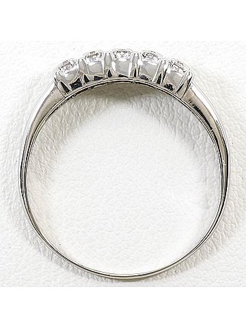 Unbranded PT900 Platinum Ring, 1 Diamond (0.20ct), Total Weight 4.0g, Jewelry (view 2)