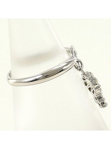 Unbranded PT900 Platinum Ring with 0.17ct Diamond, Total Weight 3.0g, Jewelry (view 2)