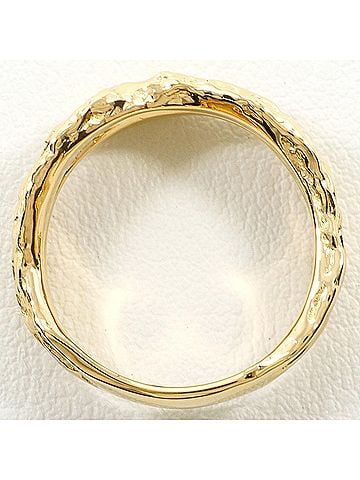 Unbranded 18K (18-karat) Yellow Gold Ring (YG) - 1 ring, total weight 4.8g, jewelry. (view 2)