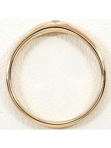 Unbranded 18K (18-karat) Pink Gold Ring with 0.07ct Diamond, Total Weight 2.5g, Jewelry (view 2)