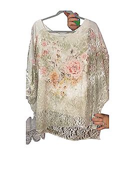 M Made in Italy 3/4 Sleeve Blouse (view 1)