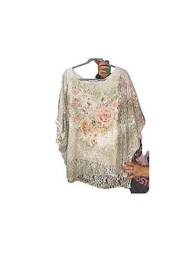 M Made in Italy 3/4 Sleeve Blouse (view 2)