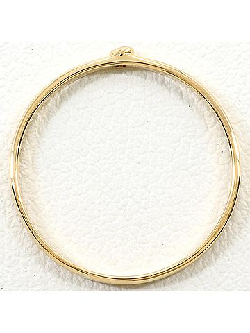 Unbranded 18K (18-karat) Yellow Gold Ring with Diamond (carat weight not stamped), Total Weight 0.9g, Jewelry (view 2)