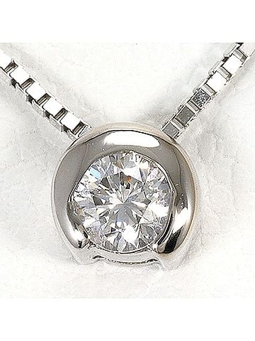 Unbranded K14 14K WG White Gold Necklace with 0.18ct Diamond, Total Weight 1.9g, 40cm, Jewelry (view 1)