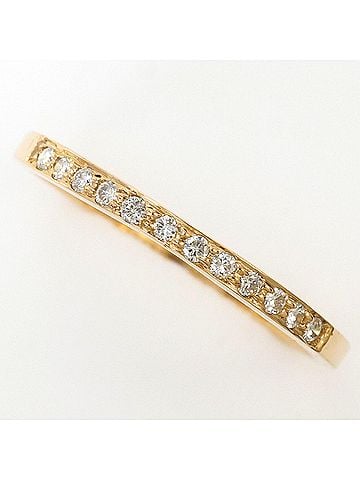 Unbranded K14 14K Pink Gold Ring with 1 Diamond (carat weight not stamped), Total Weight 1.2g, Jewelry (view 1)