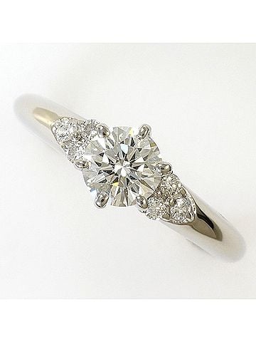 Unbranded PT950 Platinum Ring with Diamonds: 0.526ct and 0.08ct (VS1 clarity), Certified, Total Weight 4.4g, Jewelry (view 1)