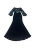 Mac Duggal 100% Polyester Floral Black Cocktail Dress Size 6 - photo 5
