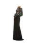 Mac Duggal 100% Polyester Floral Black Cocktail Dress Size 6 - photo 2