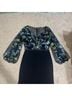 Mac Duggal 100% Polyester Floral Black Cocktail Dress Size 6 - photo 11