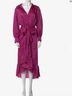 Cinq à Sept 100% Polyester 100% Polyester Floral Pink Purple Casual Dress Size 4 - photo 5