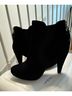 Adrienne Vittadini 100% Leather Black Boots Size 7 1/2 - photo 5