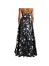 MARCHESA notte 100% Polyester Floral Black Cocktail Dress Size 14 - photo 2
