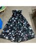 MARCHESA notte 100% Polyester Floral Black Cocktail Dress Size 14 - photo 6