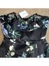 MARCHESA notte 100% Polyester Floral Black Cocktail Dress Size 14 - photo 7