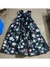 MARCHESA notte 100% Polyester Floral Black Cocktail Dress Size 14 - photo 10