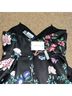 MARCHESA notte 100% Polyester Floral Black Cocktail Dress Size 14 - photo 11