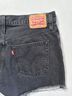 Levi's 100% Cotton Black Denim Shorts Size 29 waist - photo 4