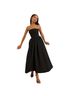 BHLDN 100% Polyester Floral Black Cocktail Dress Size 6 - photo 1