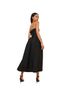 BHLDN 100% Polyester Floral Black Cocktail Dress Size 6 - photo 2