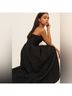BHLDN 100% Polyester Floral Black Cocktail Dress Size 6 - photo 4