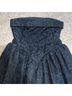 BHLDN 100% Polyester Floral Black Cocktail Dress Size 6 - photo 11