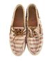 Sperry Top Sider 100% Canvas Stripes Red White Flats Size 7 - photo 1