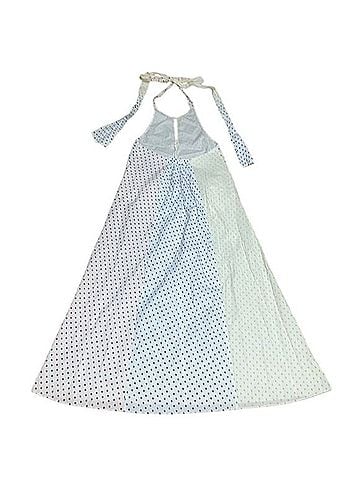 Rosie Assoulin Polka Dot Flocked Cotton? Blend Poplin Halter Dress Casual Dress (view 2)