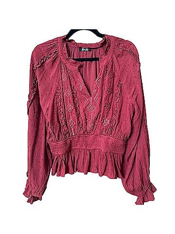 Miss Me Long Sleeve Blouse (view 1)