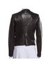 J Brand 100% Lambskin 100% Acetate Camo Black Jacket Size S - photo 4