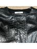 J Brand 100% Lambskin 100% Acetate Camo Black Jacket Size S - photo 5