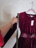 LoveRiche 92% Polyester 8% Spandex 100% Polyester Burgundy Cocktail Dress Size M - photo 12