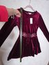 LoveRiche 92% Polyester 8% Spandex 100% Polyester Burgundy Cocktail Dress Size M - photo 5