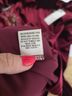 LoveRiche 92% Polyester 8% Spandex 100% Polyester Burgundy Cocktail Dress Size M - photo 9