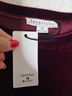 LoveRiche 92% Polyester 8% Spandex 100% Polyester Burgundy Cocktail Dress Size M - photo 3