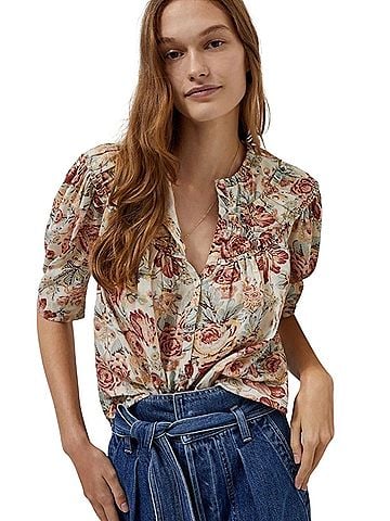 Rebecca Taylor Lucienne Short Sleeve T-Shirt (view 1)