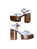Robert Clergerie 100% Leather Gray Sandals Size 6 1/2 - photo 2