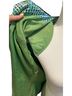Adrianna Papell 100% Silk 100% Acetate Print Green Blue Black White Jacket Size 14 - photo 6