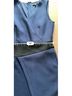 C. Luce Blue Black Cocktail Dress Size S - photo 7