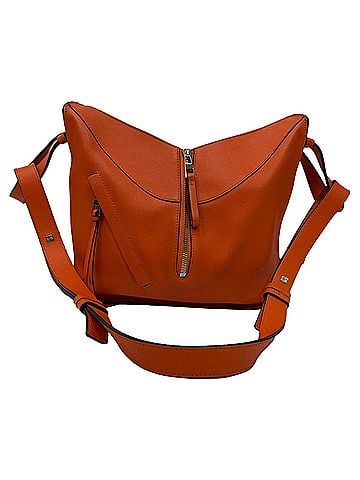 Loewe Loewe Small Hammock Shoulder Bag in Orange Calf Leather (view 1)